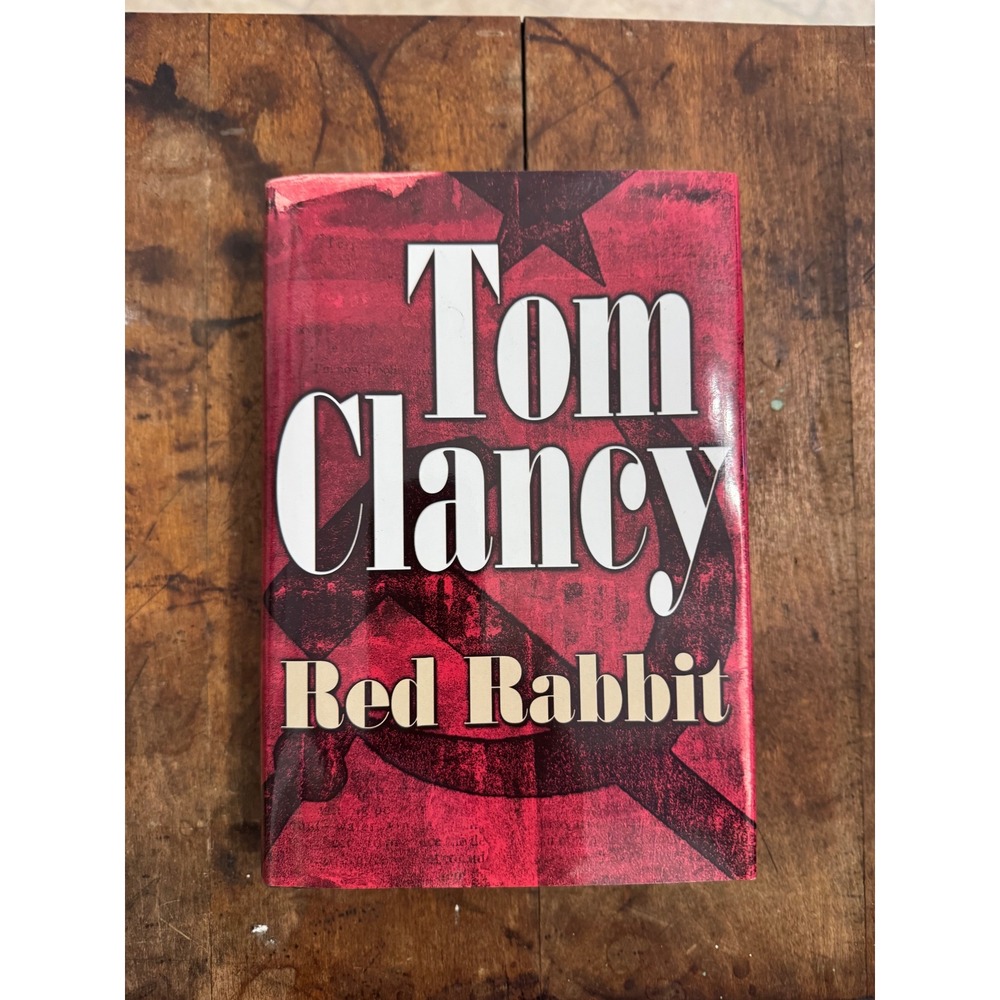 Tom Clancy Red Rabbit Hardcover Book Jack Ryan Novel Espionage Thriller 2002